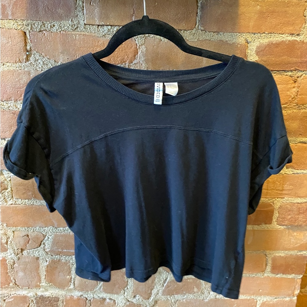 Divided Cropped Tee